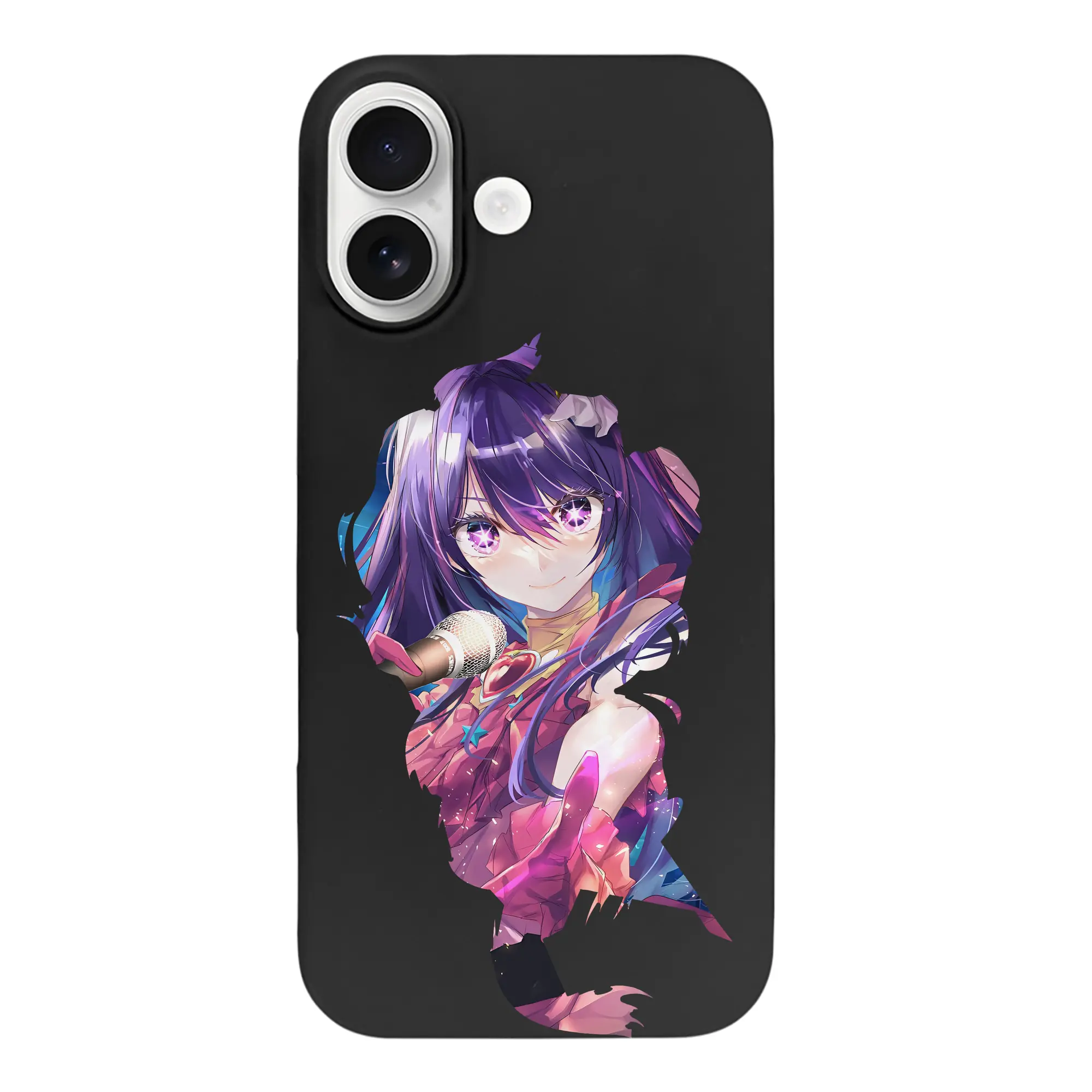 推しの子 グッズ,星野アイ - iPhone 17 シリーズ シリコンケース 薄型 耐衝撃 指紋防止 ソフトタッチカバー 精密フィット 傷防止 保護ケース iPhone 17/17 Air/17 Pro/17 Pro Max 対応